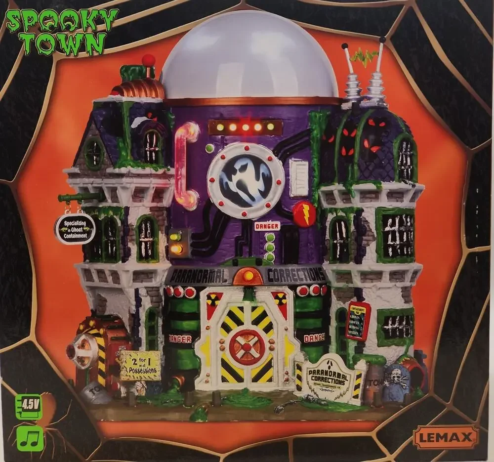 Lemax Spooky Town - 2010 Ghost Containment Building #35549 Retired - BRAND NEW!